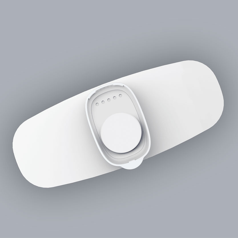 Wearable flexible ECG sensor